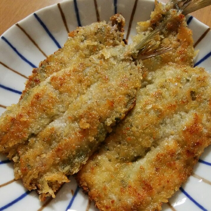 イワシのパン粉焼き　青じそ風味